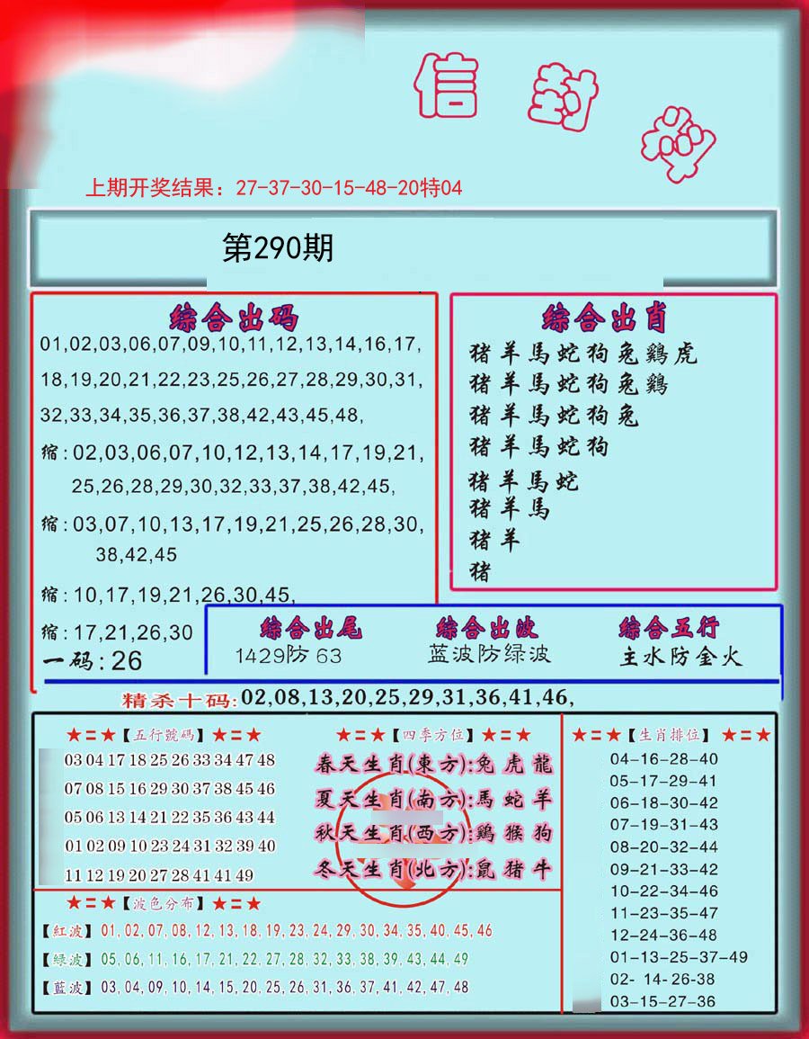 信封料-290