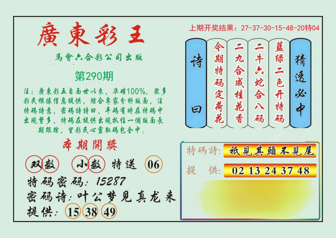 广东彩王-290