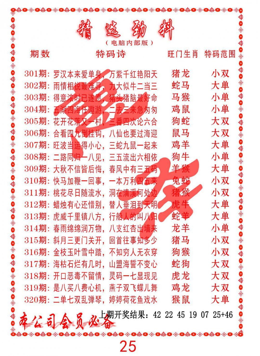 精选劲料-301