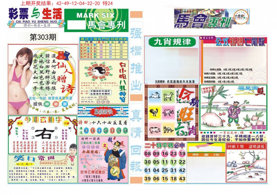 马会专刊A-303