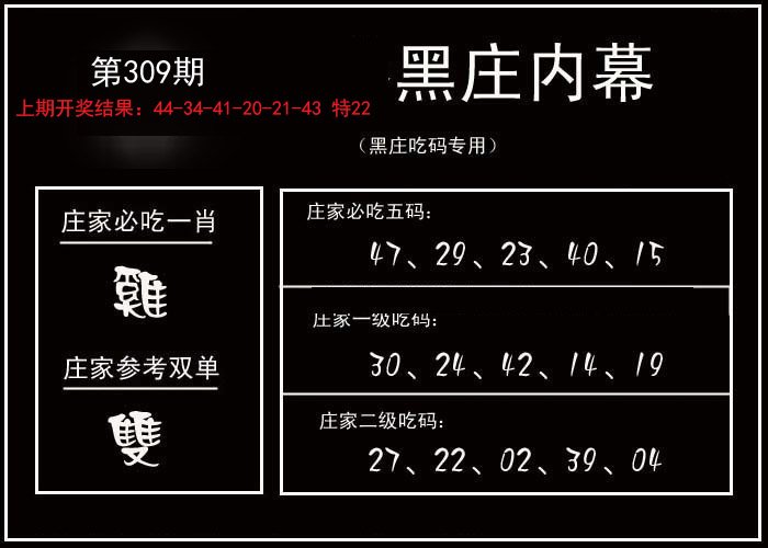 黑庄内幕-309