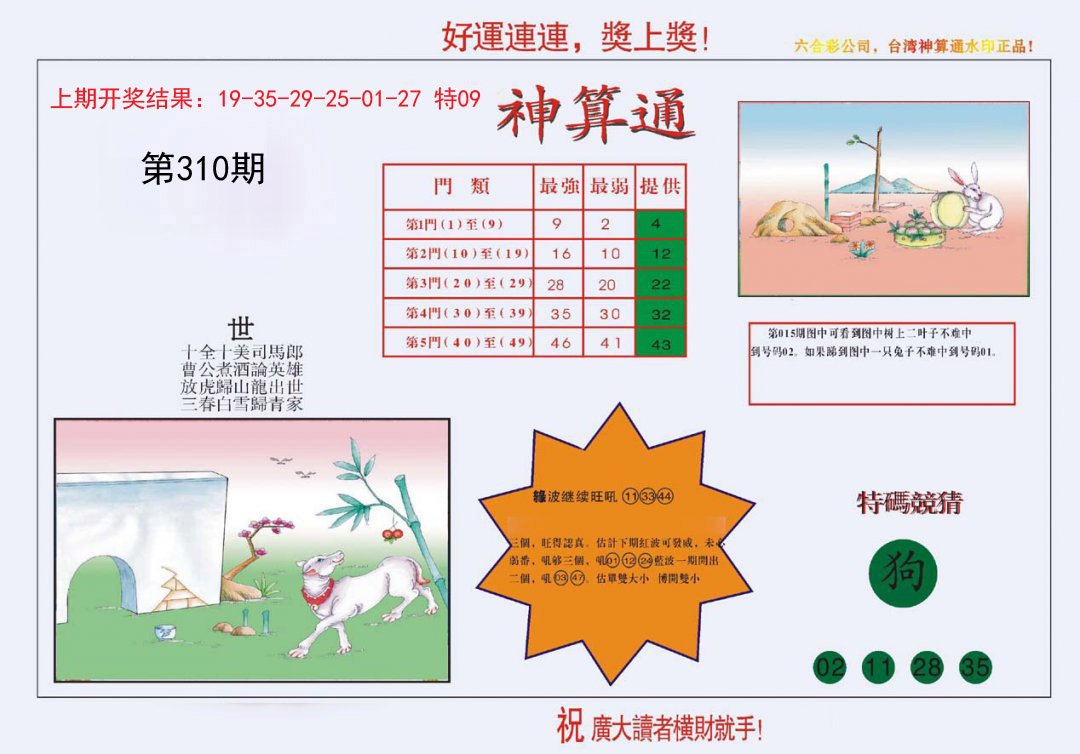 4-台湾神算-310