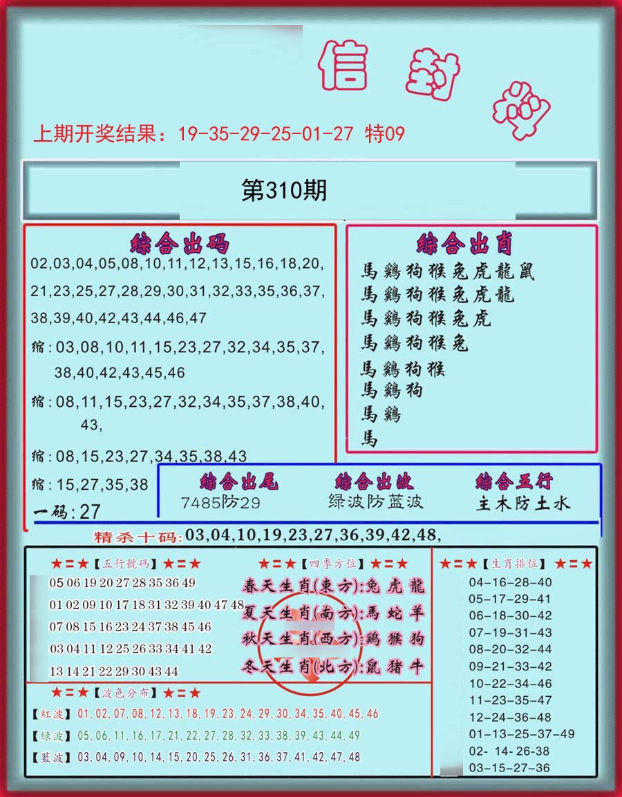 信封料-310