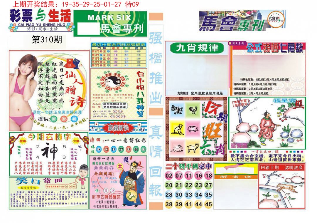 马会专刊A-310