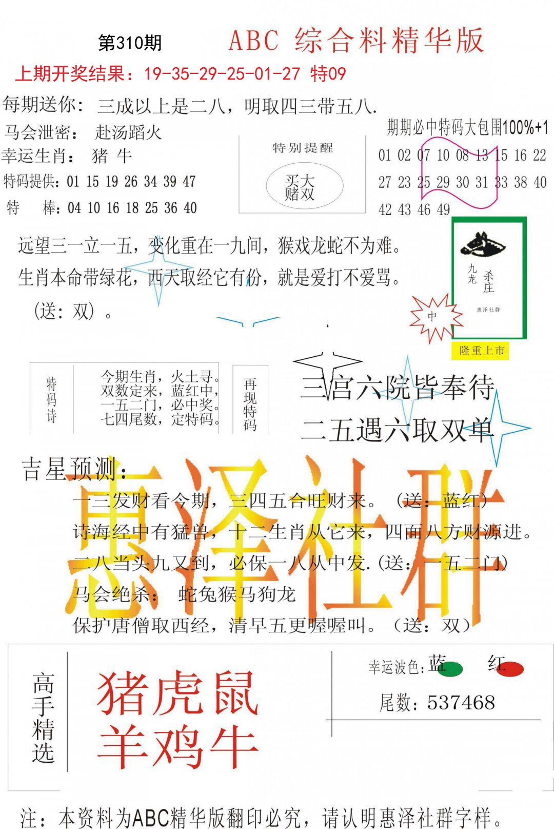 综合正版资料-310