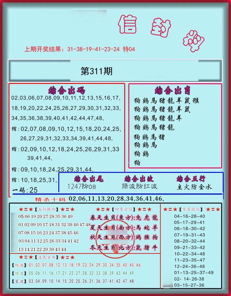 信封料-311