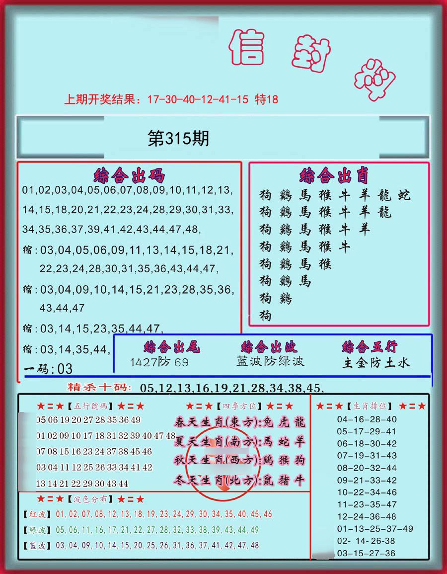 信封料-315