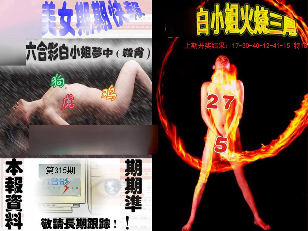 环球美女特码报-315