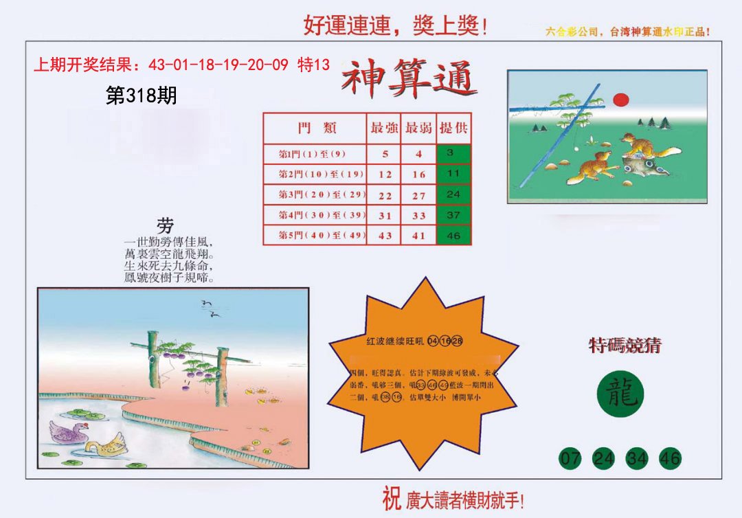 4-台湾神算-318