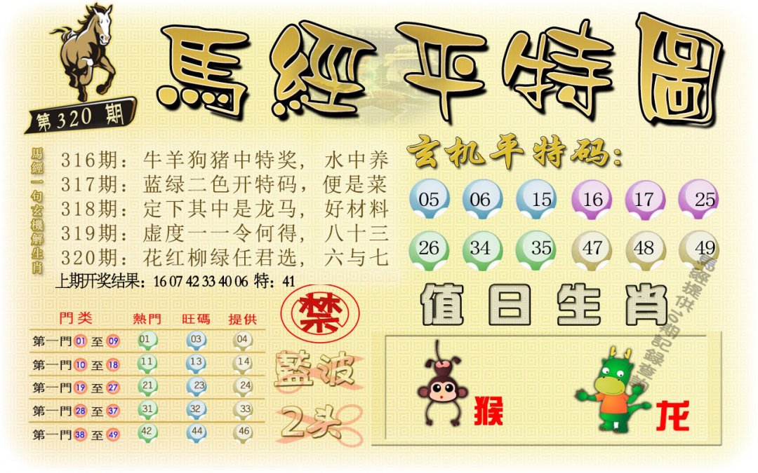 马经平特图-320