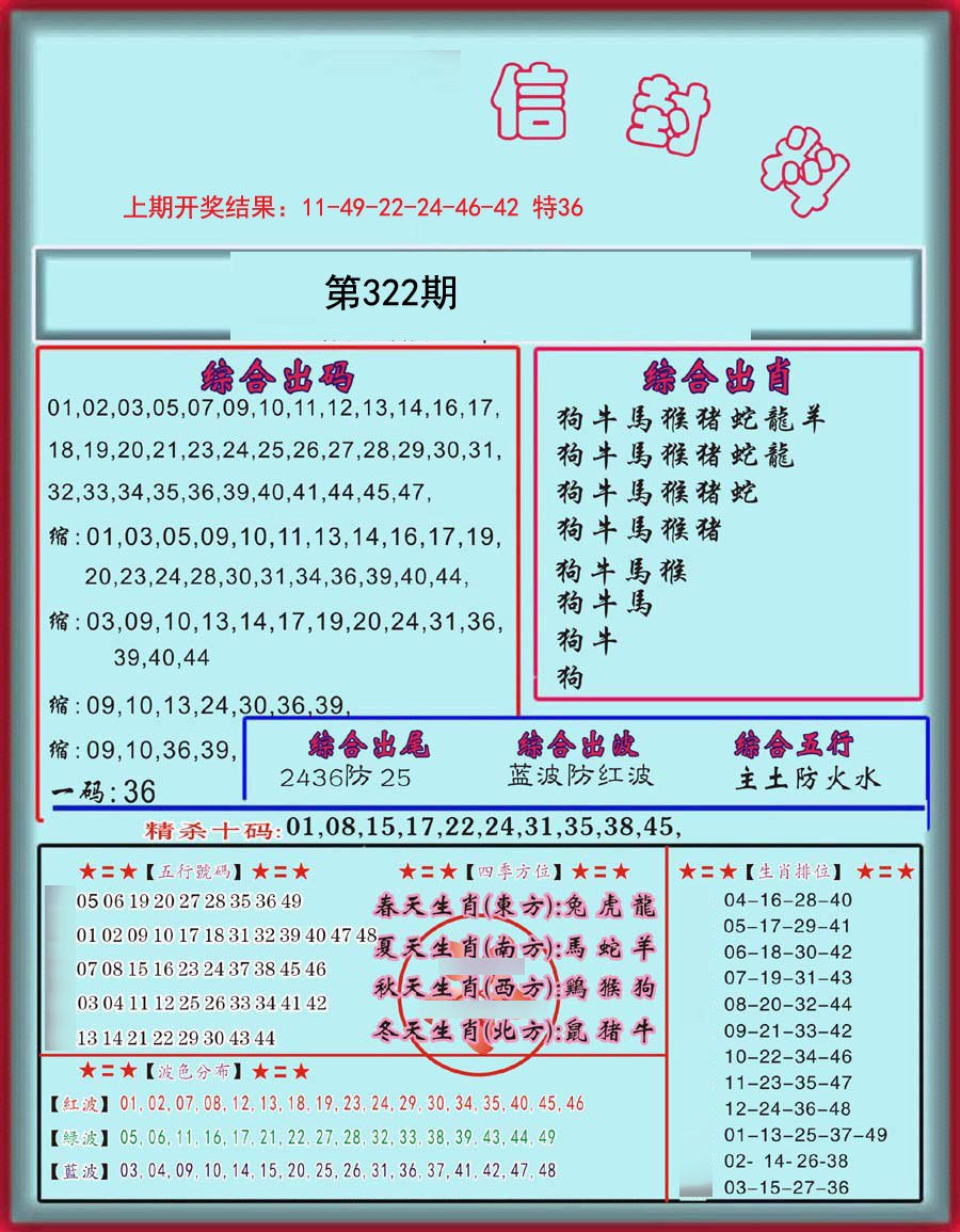 信封料-322