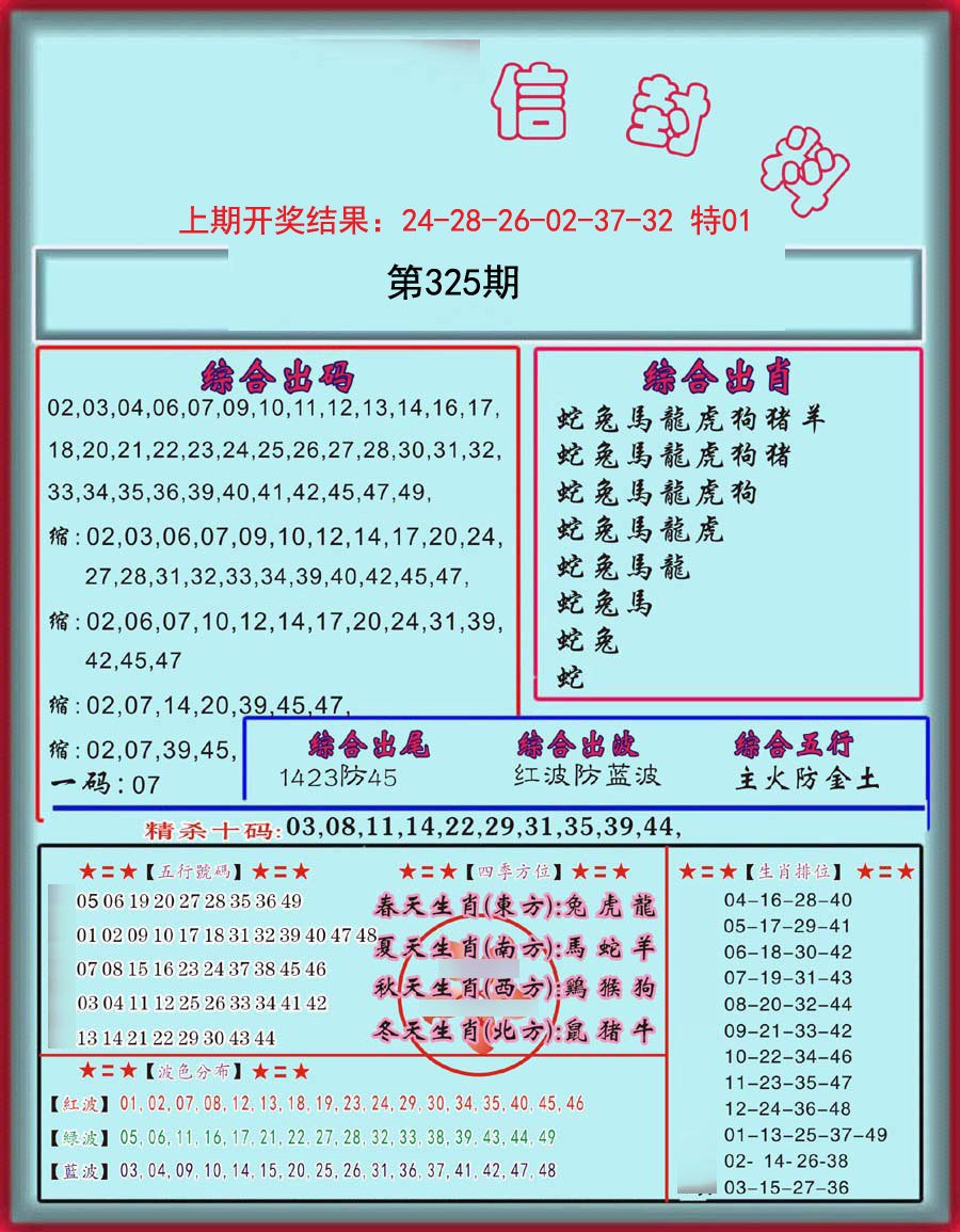 信封料-325